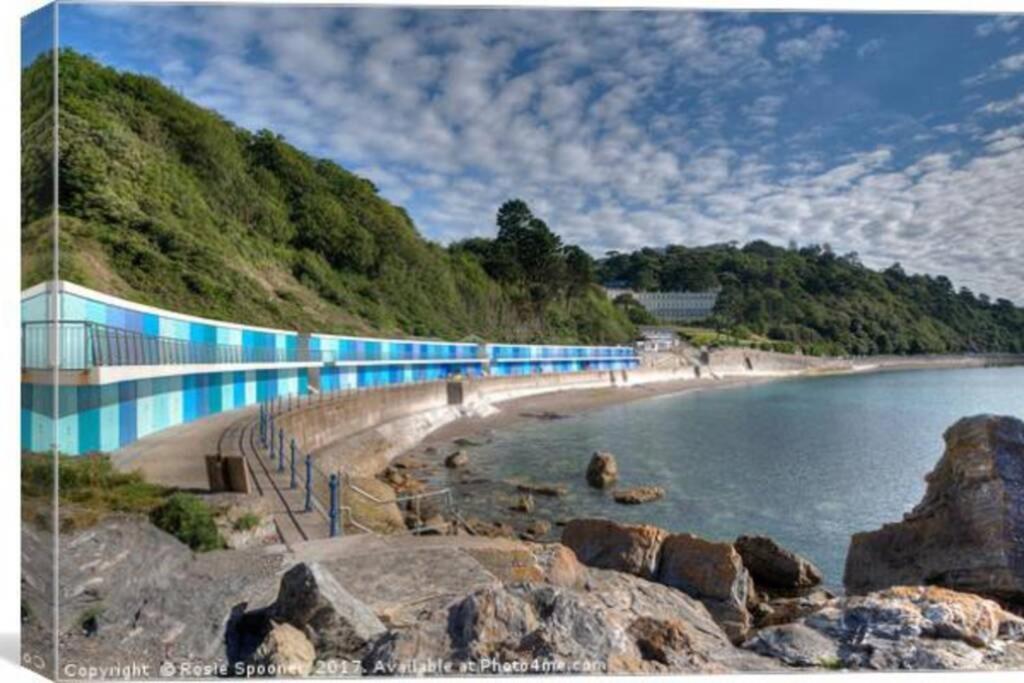 **Sunny And Bright, Thatchers Rock One Bed Beach Front Apartment*** Torquay Luaran gambar